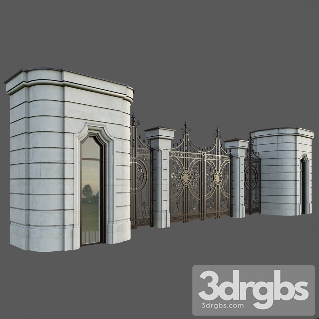 Classic Gate 3dsmax Download - thumbnail 1