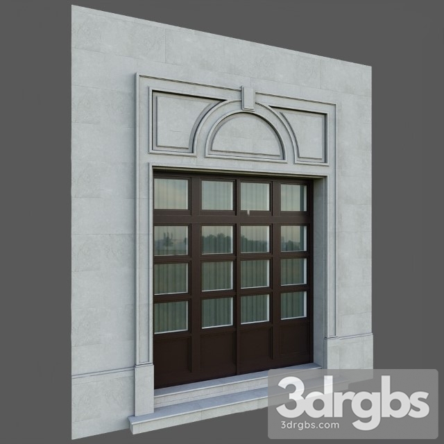 Classic Window Frames 2 3dsmax Download - thumbnail 1