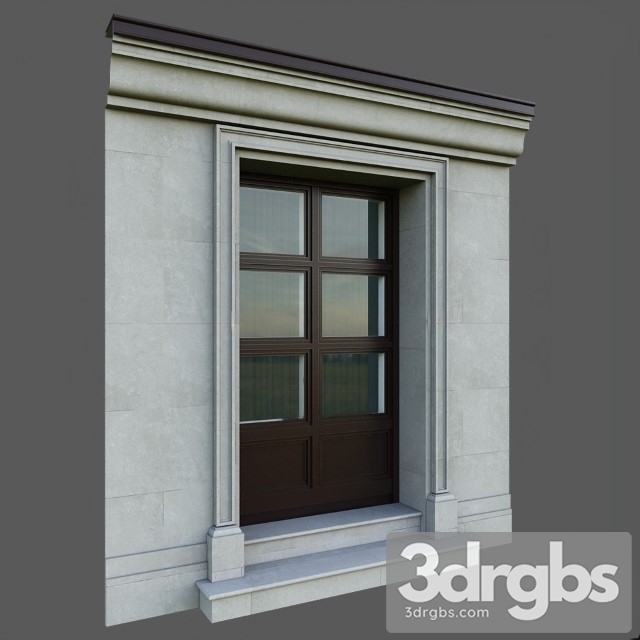 Classic Window Frames 3dsmax Download - thumbnail 1