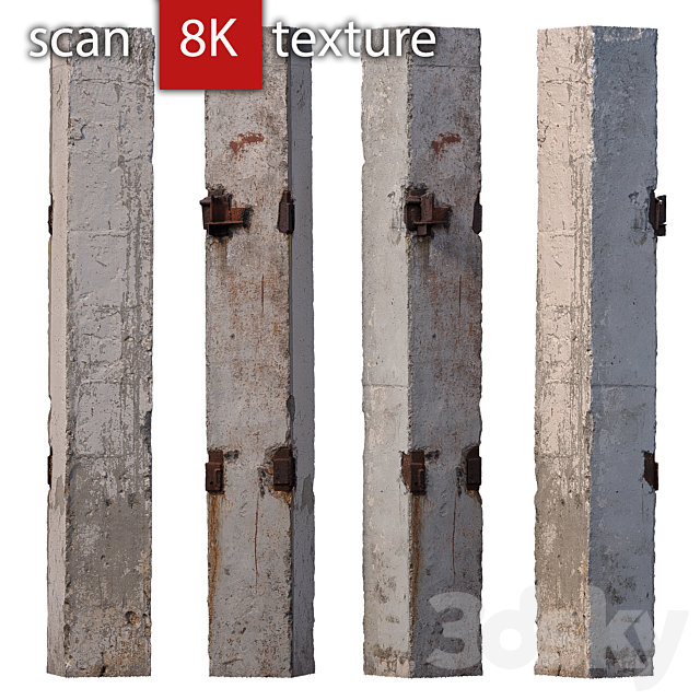 Concrete column 38 3DSMax File - thumbnail 1