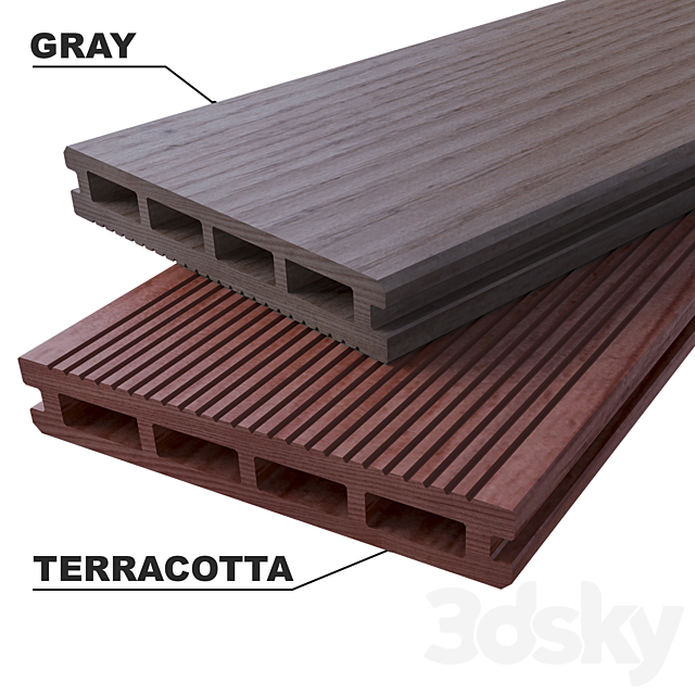 Decking tardex classic 3DSMax File - thumbnail 3