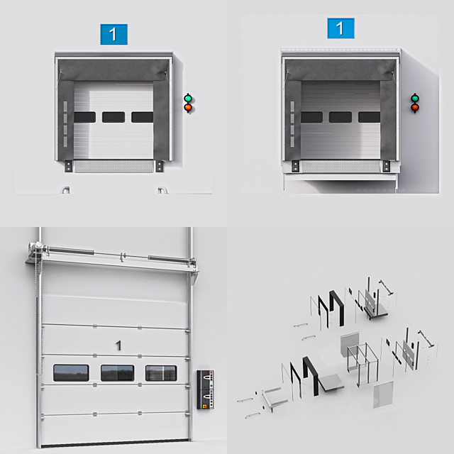 Dock shelters 3DSMax File - thumbnail 3