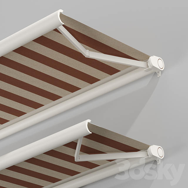 Elbow Awning Cassette Awning 01 3DS Max Model - thumbnail 4