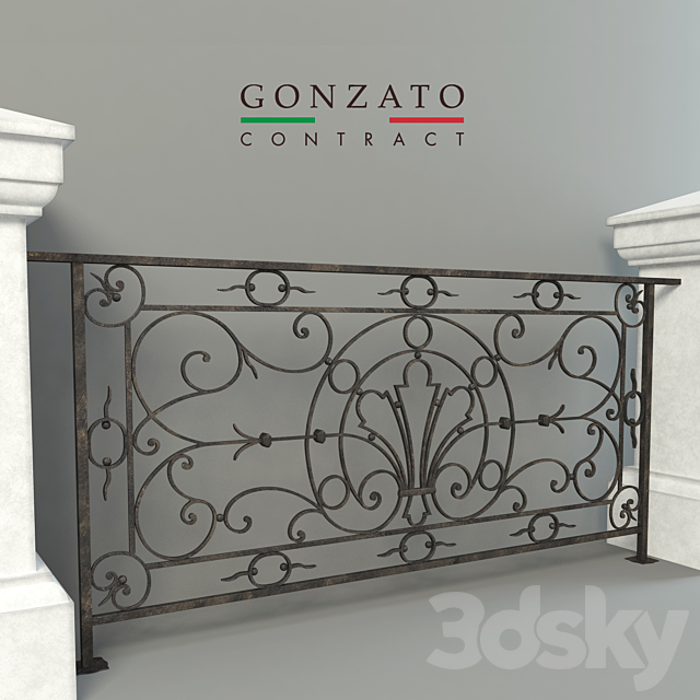 Enclosures for balconies (Monte Carlo) Gonzato 3ds Max - thumbnail 1