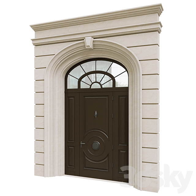 Exterior doors (optimized) v.51 3ds Max - thumbnail 3