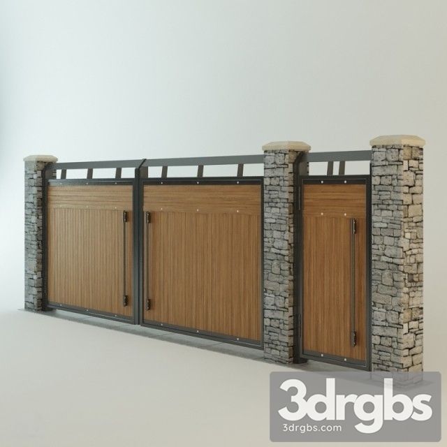 Gate Wood Modem 3dsmax Download - thumbnail 1