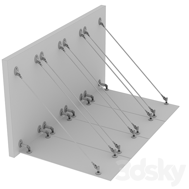 GLASS CANOPY NO2 3DSMax File - thumbnail 3