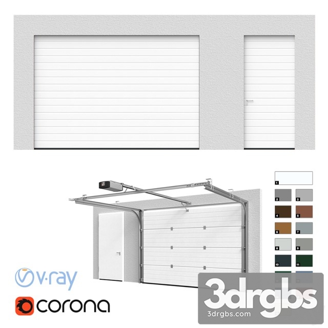 Hormann Sectional Doors 3dsmax Download - thumbnail 1