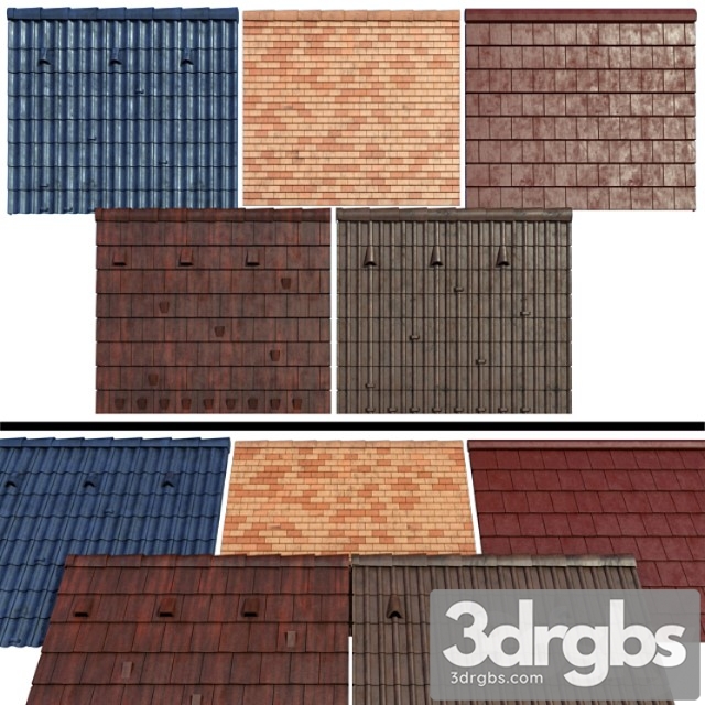 Metal Tile and Ceramic Tile 3dsmax Download - thumbnail 1