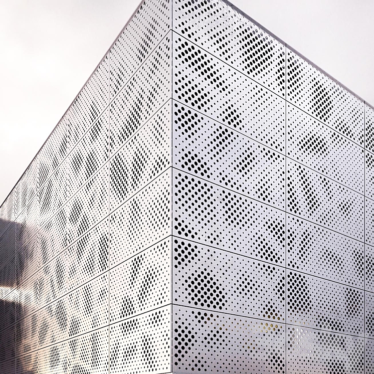 perforated metal panel N2 3DS Max - thumbnail 2