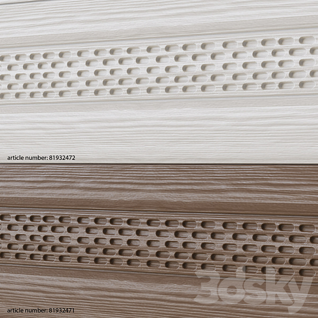 PVC siding 3DS Max Model - thumbnail 3