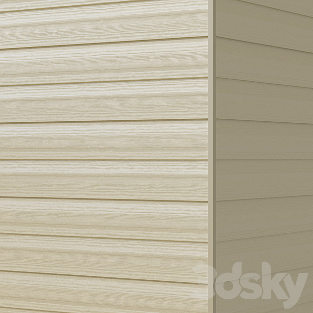 PVC siding 3DS Max Model - thumbnail 4