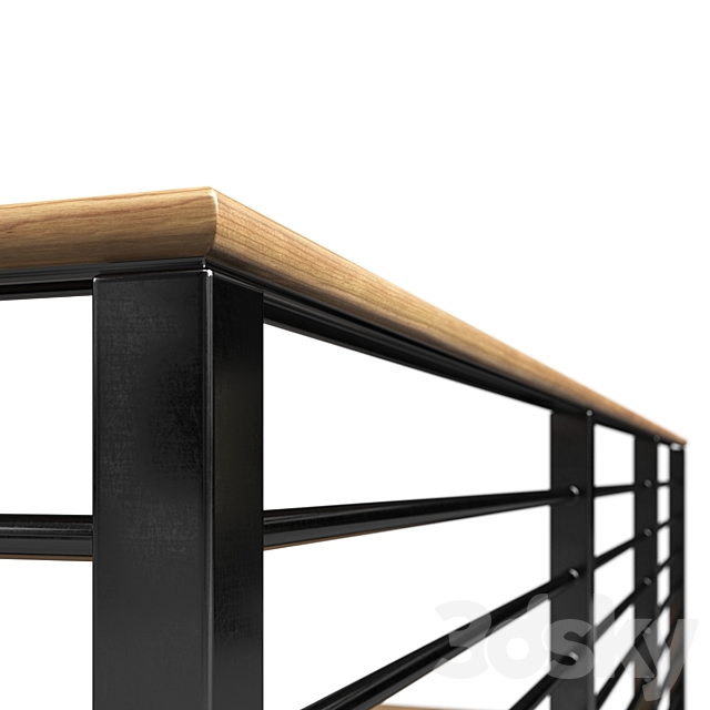 Railing 03 3DS Max Model - thumbnail 5