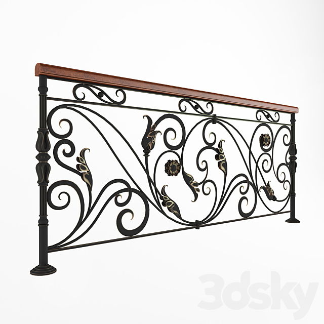 railing 3383 3DSMax File - thumbnail 2