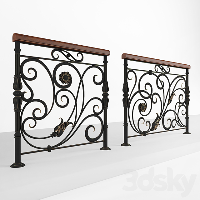 railing 3383 3DSMax File - thumbnail 3