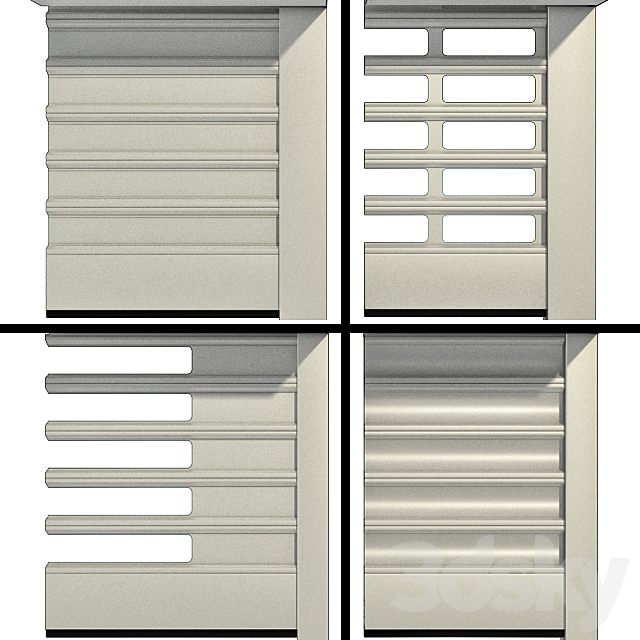 Roll shutter systems 3DS Max Model - thumbnail 3