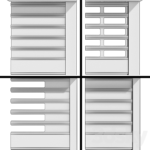 Roll shutter systems 3DS Max Model - thumbnail 5