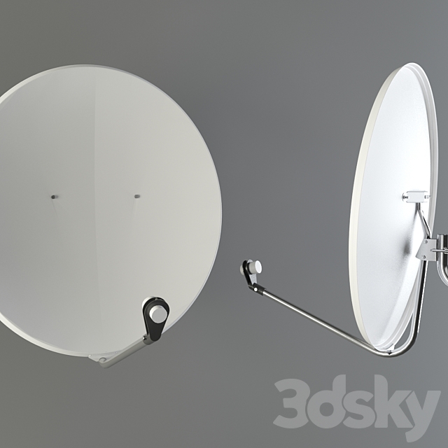 Satellite dish 3DSMax File - thumbnail 1