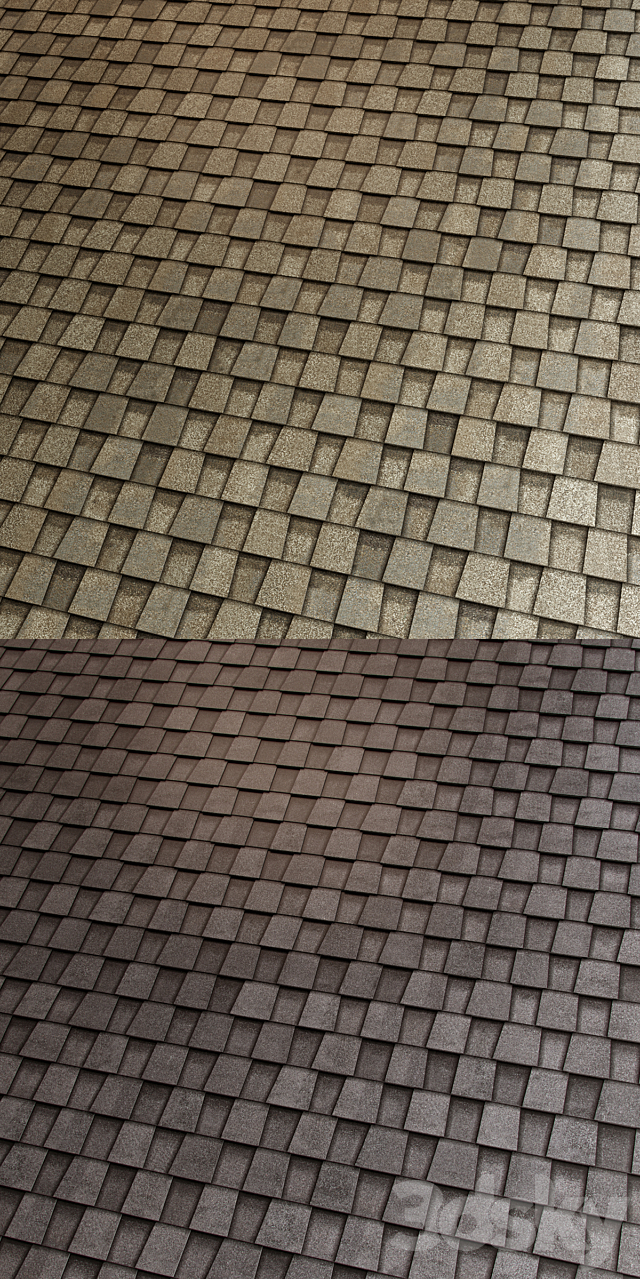 Shingles SHINGLAS (Country 02) TECHNONICOL 3DSMax File - thumbnail 2