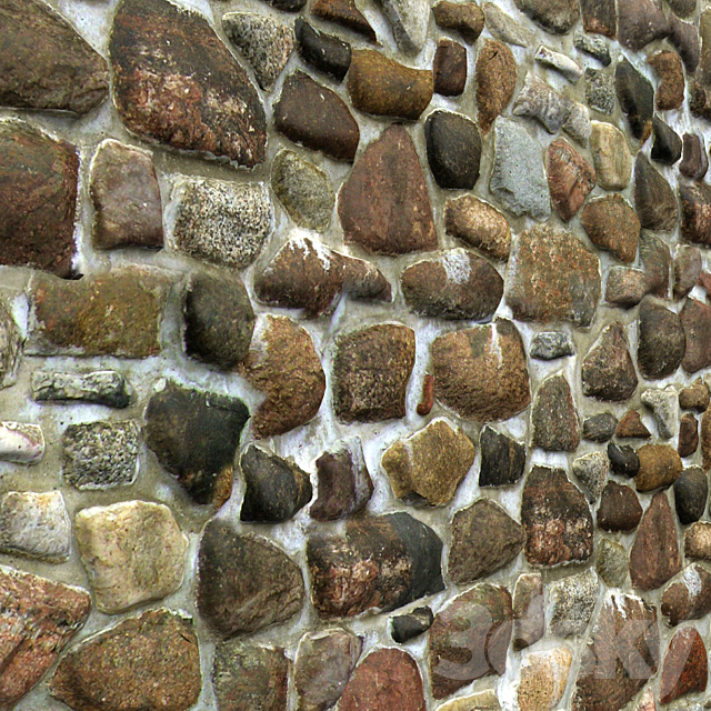 stone wall 3DSMax File - thumbnail 2