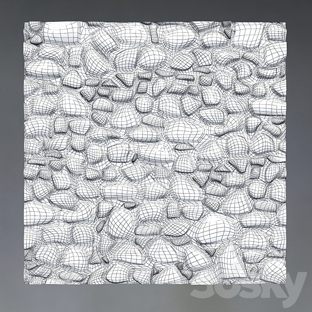 stone wall 3DSMax File - thumbnail 3