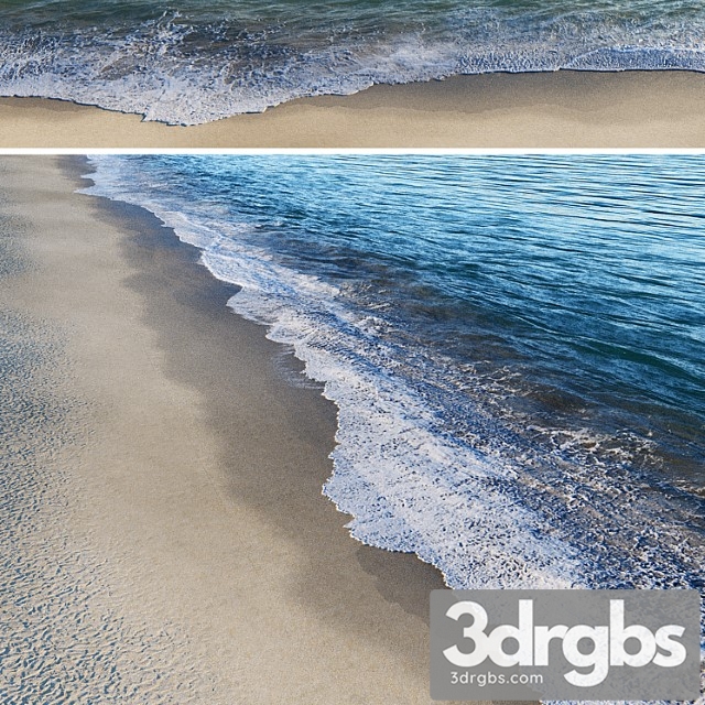 Surf on the beach 3dsmax Download - thumbnail 1