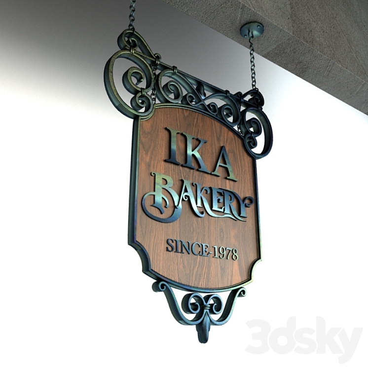 Vintage Signage 004 3DS Max - thumbnail 2