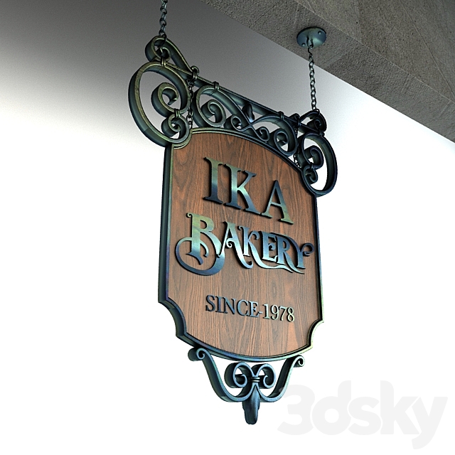 Vintage Signage 004 3DSMax File - thumbnail 2