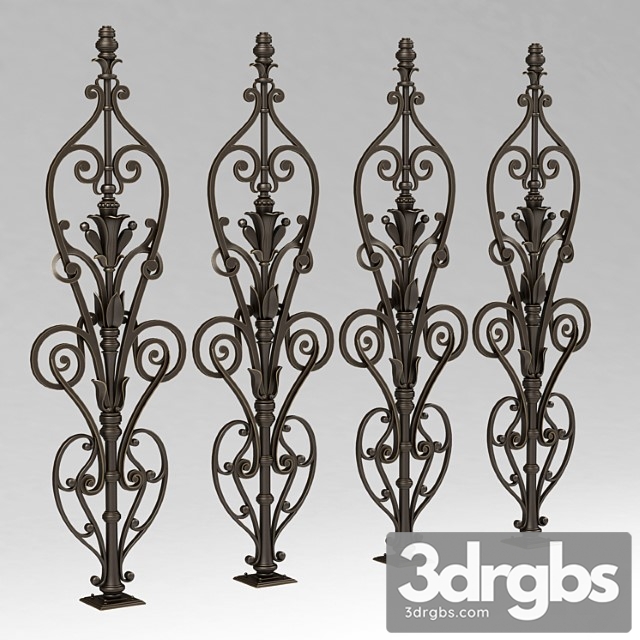 Baluster Forged 11 3dsmax Download - thumbnail 1