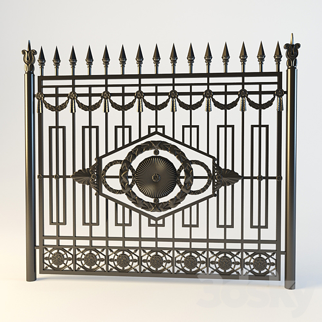 Empire Fence 3DSMax File - thumbnail 1