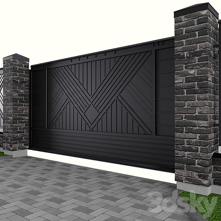 Fence 01 3DS Max - thumbnail 2