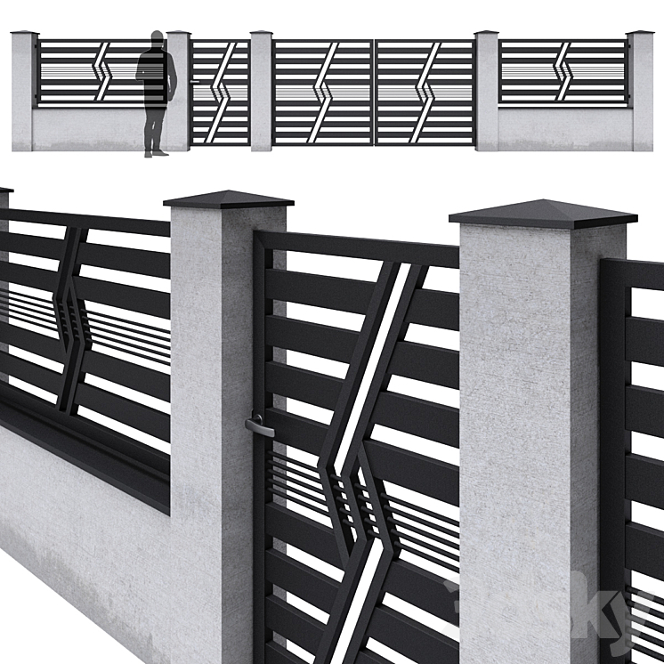 Fence 18 3DS Max - thumbnail 3