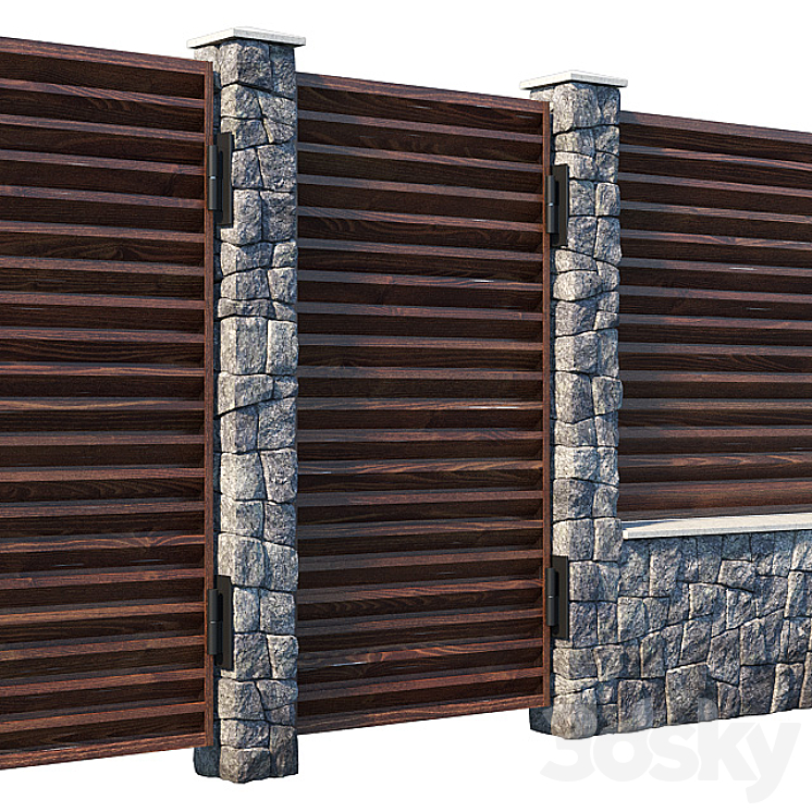 Fence 2 3DS Max - thumbnail 2