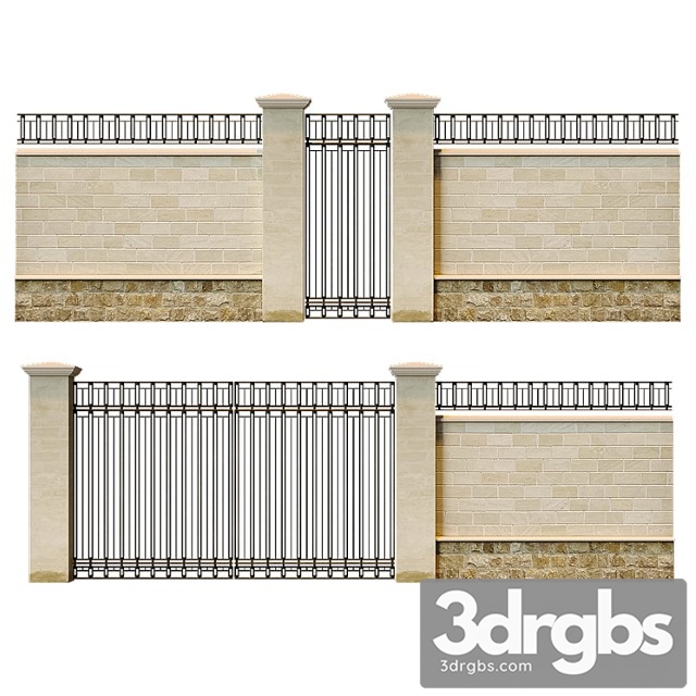 Fence 36 3dsmax Download - thumbnail 1