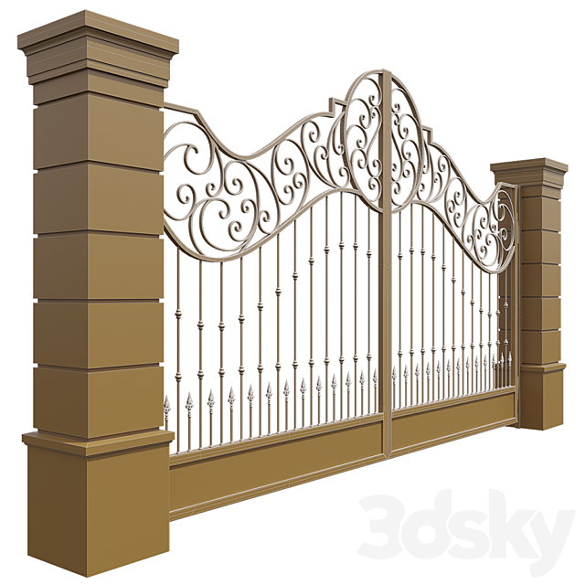 Fence 3DS Max Model - thumbnail 2