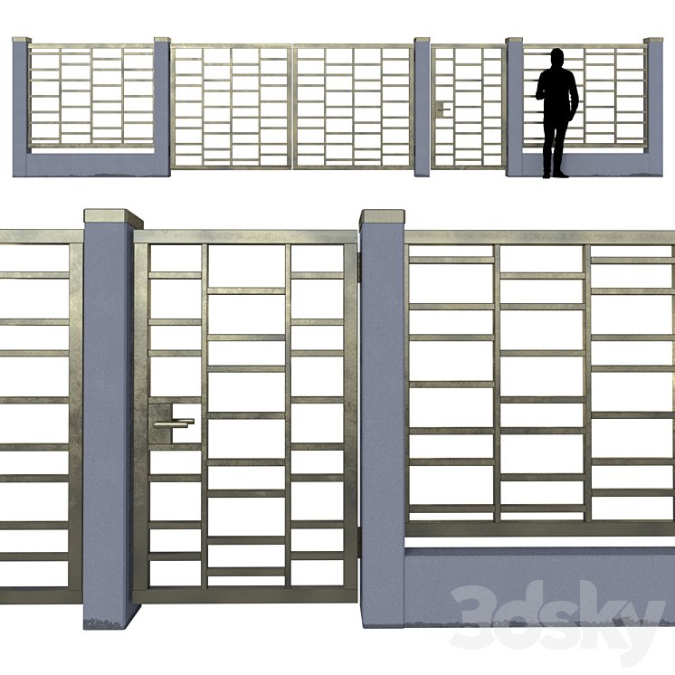 Fence_08 3DS Max - thumbnail 2