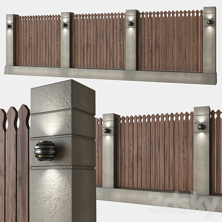 Fence_loft_02 3DS Max - thumbnail 1