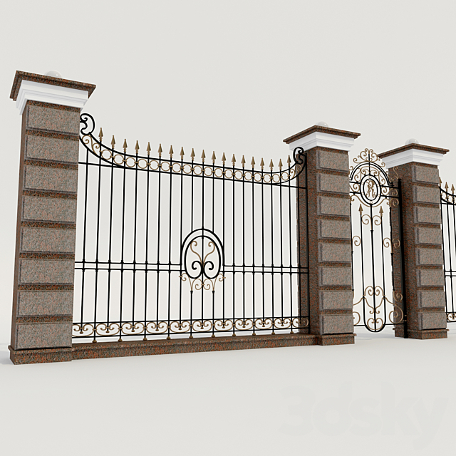 Fencing 3DS Max Model - thumbnail 2