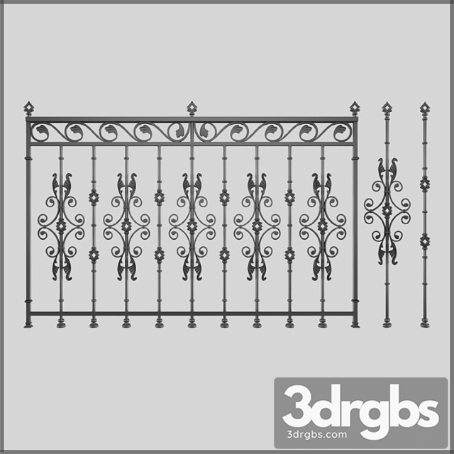 Forged Fence 3 3dsmax Download - thumbnail 1