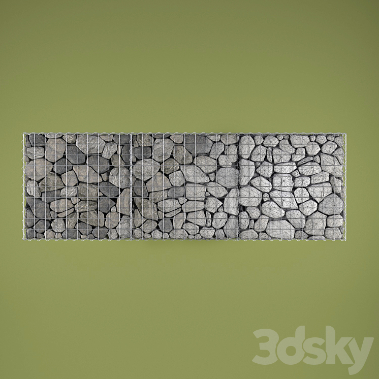 Gabion 3DS Max - thumbnail 2