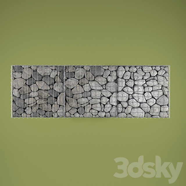 Gabion 3DSMax File - thumbnail 2