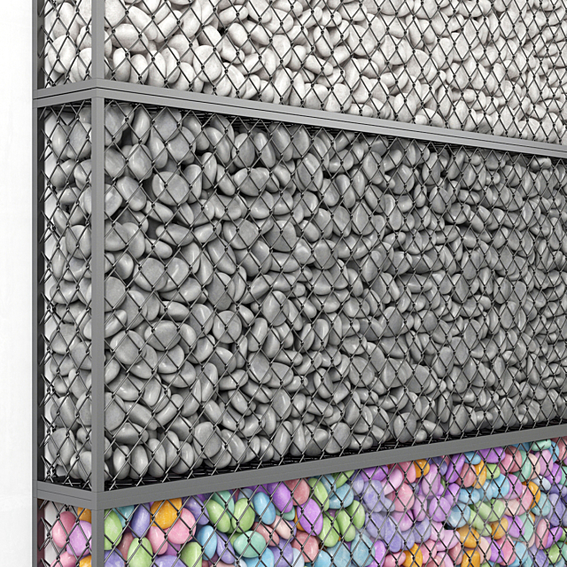 Gabion medium pebble _ Gabion medium pebble 3ds Max - thumbnail 2