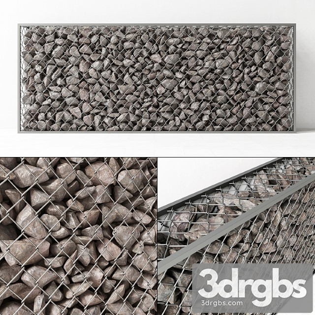 Gabion Rock Rock 3dsmax Download - thumbnail 1