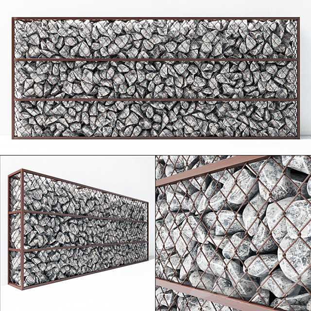 Gabion stone big _ Gabion stone big 3DSMax File - thumbnail 1