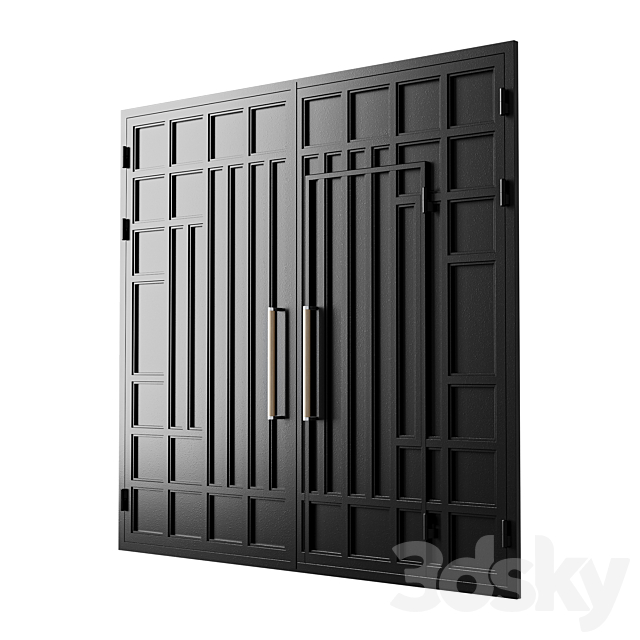 Gate black hi-tech 3DS Max Model - thumbnail 2