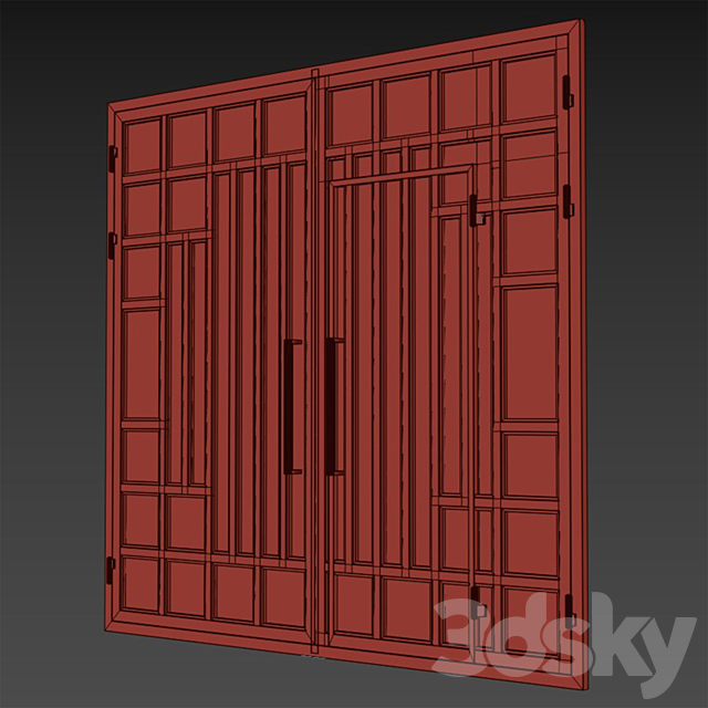 Gate black hi-tech 3DS Max Model - thumbnail 5