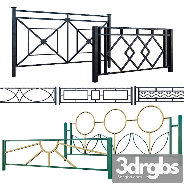 Lawn fencing 3dsmax Download - thumbnail 1