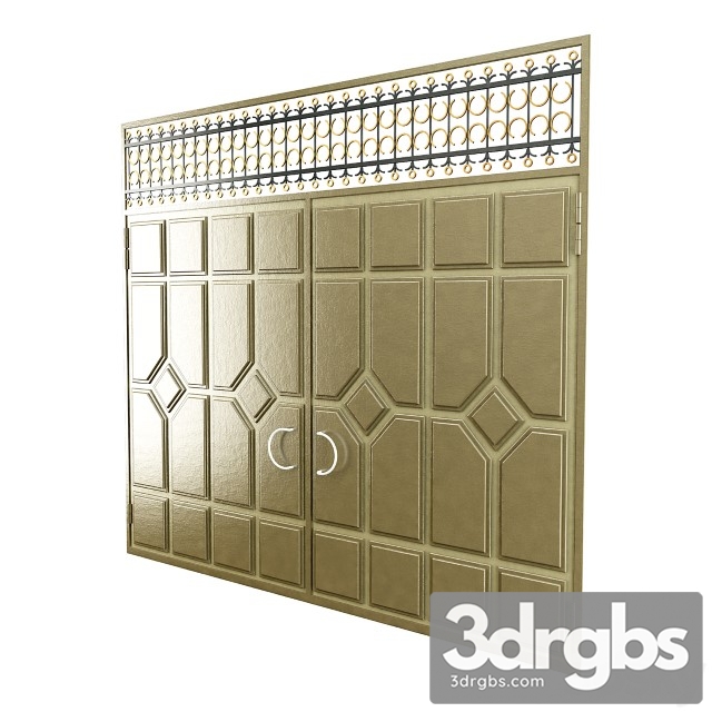 Metal Gates 3dsmax Download - thumbnail 1