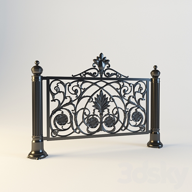 Moscow Fence 3DSMax File - thumbnail 1