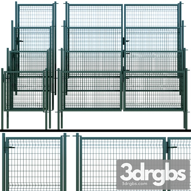 Swing Gates Wicket 3dsmax Download - thumbnail 1